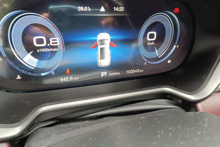 Used GAC Trumpchi GS4 2020 270T Automatic Smart Connectivity Edition Odometer Close Up