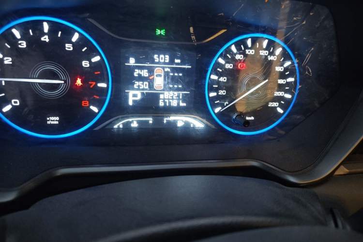 Used GAC Trumpchi GS4 2020 270T Automatic Elite Tech Edition Odometer Close Up