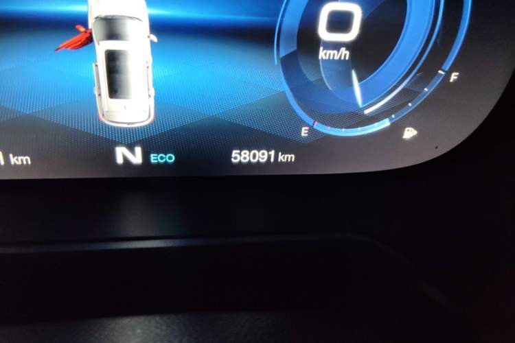Used GAC Trumpchi GS4 2020 270T Automatic Smart Connectivity Edition Odometer Close Up