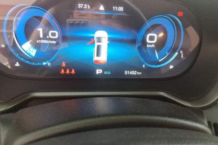 Used GAC Trumpchi GS4 2020 270T Automatic Smart Connectivity Edition Odometer Close Up