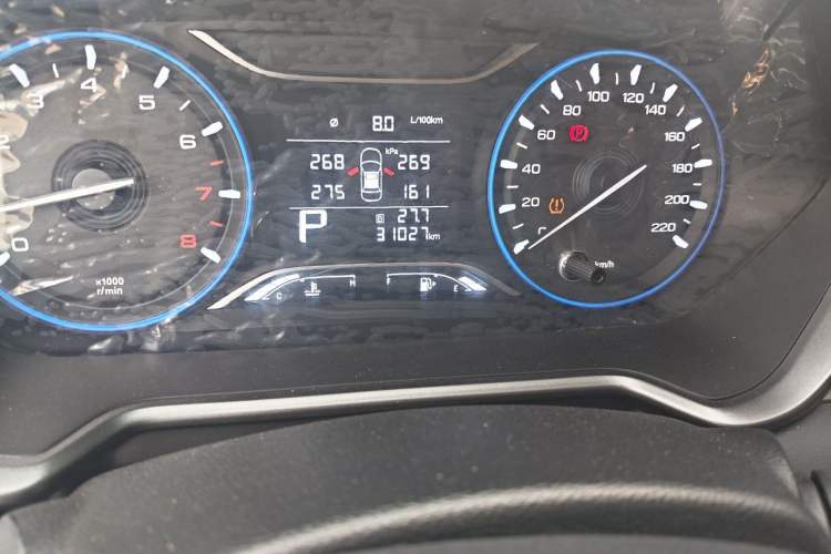 Used GAC Trumpchi GS4 2020 270T Automatic Elite Tech Edition Odometer Close Up