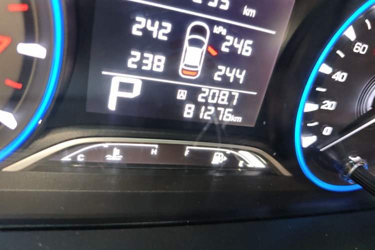 Used GAC Trumpchi GS4 2020 270T Automatic Elite Tech Edition Odometer Close Up