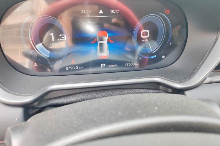 Used GAC Trumpchi GS4 2020 270T Automatic Luxury Smart Connectivity Version Odometer Close Up