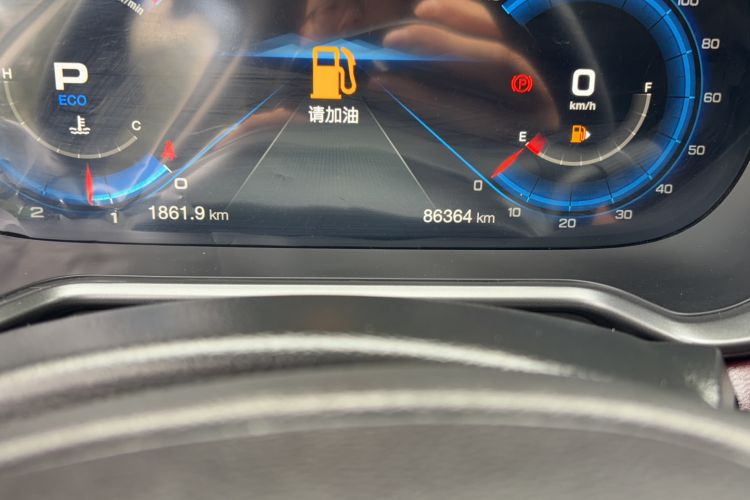 Used GAC Trumpchi GS4 2020 270T Automatic Smart Connectivity Edition Odometer Close Up