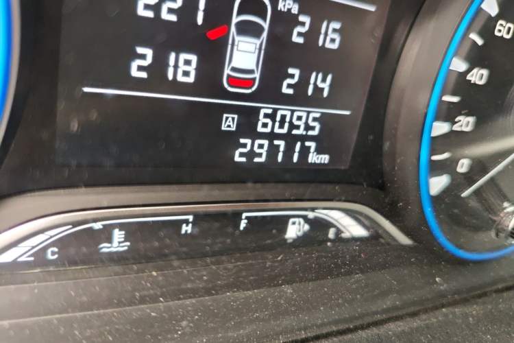 Used GAC Trumpchi GS4 2020 270T Manual Elite Edition Odometer Close Up