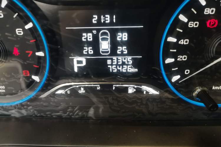 Used GAC Trumpchi GS4 2020 270T Automatic Elite Tech Edition Odometer Close Up