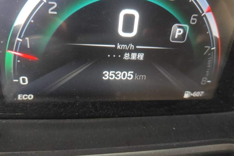 Used GAC Trumpchi GS4 2020 270T Automatic Luxury Smart Connectivity Version Odometer Close Up