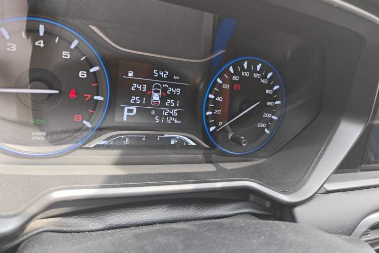 Used GAC Trumpchi GS4 2020 270T Automatic Elite Tech Edition Odometer Close Up