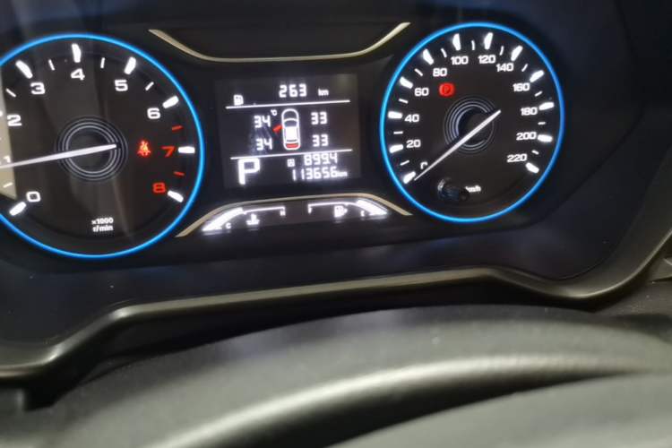 Used GAC Trumpchi GS4 2020 270T Automatic Elite Tech Edition Odometer Close Up