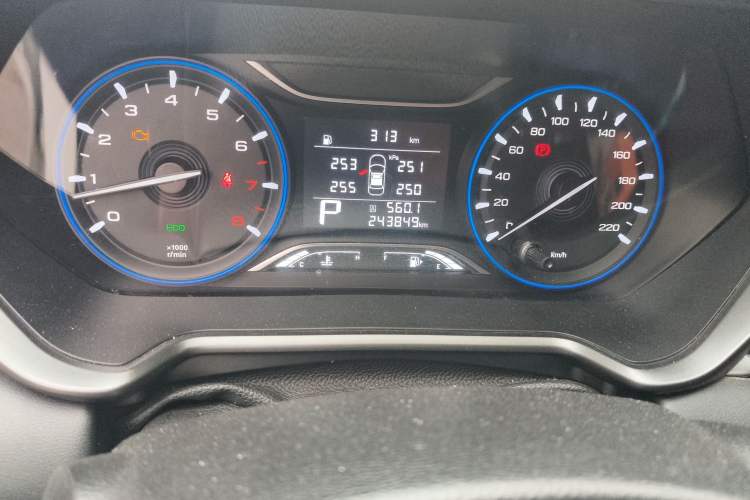 Used GAC Trumpchi GS4 2020 270T Automatic Comfort Edition Odometer Close Up