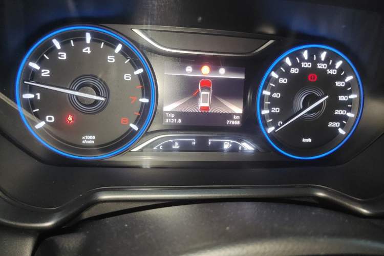 Used GAC Trumpchi GS4 2020 270T Manual Luxury Edition Odometer Close Up