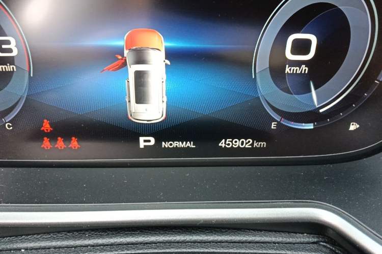 Used GAC Trumpchi GS4 2020 270T Automatic Smart Connectivity Edition Odometer Close Up