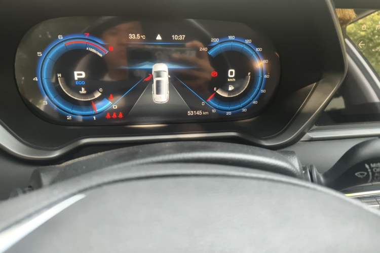 Used GAC Trumpchi GS4 2020 270T Automatic Smart Connectivity Edition Odometer Close Up