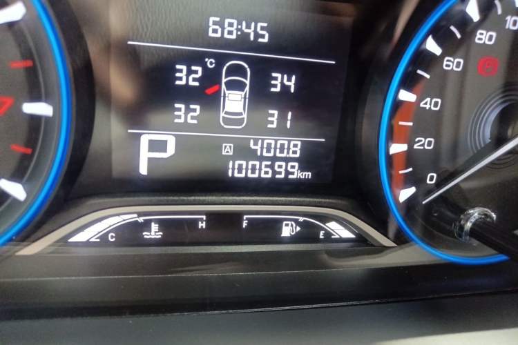 Used GAC Trumpchi GS4 2021 270T Automatic Elite Tech Edition Odometer Close Up
