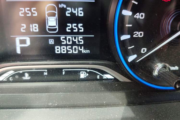 Used GAC Trumpchi GS4 2021 270T Automatic Elite Tech Edition Odometer Close Up