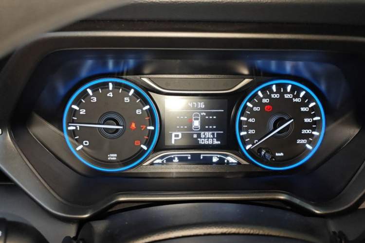 Used GAC Trumpchi GS4 2021 270T Automatic Elite Tech Edition Odometer Close Up