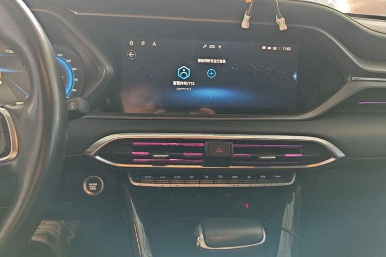 Used GAC Trumpchi GS4 2021 270T Automatic Tech Luxury Edition Audio And AC Panel