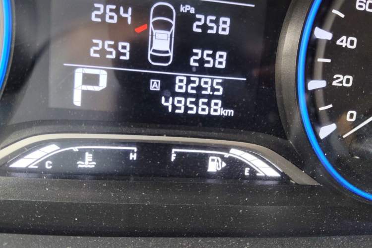 Used GAC Trumpchi GS4 2021 270T Automatic Elite Tech Edition Odometer Close Up