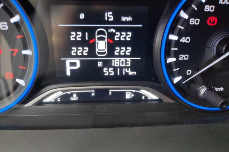 Used GAC Trumpchi GS4 2021 270T Automatic Elite Tech Edition Odometer Close Up