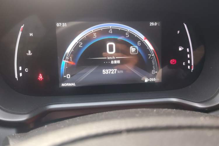 Used GAC Trumpchi GS4 2021 270T Automatic Elite Tech Edition Odometer Close Up
