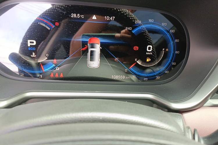 Used GAC Trumpchi GS4 2021 270T Automatic Smart Connectivity Technology Edition Odometer Close Up