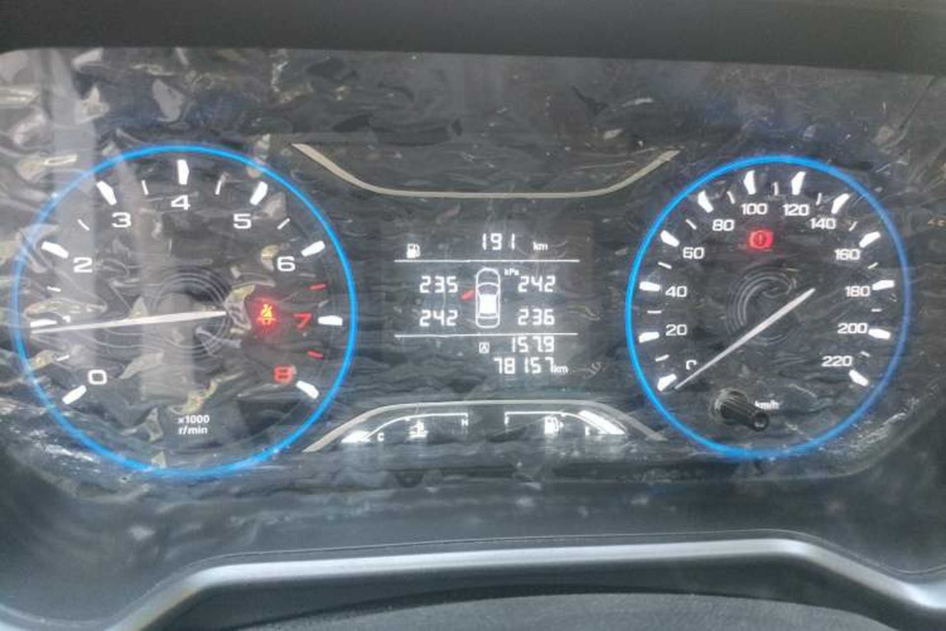Used GAC Trumpchi GS4 2021 270T Manual Comfort Edition Odometer Close Up