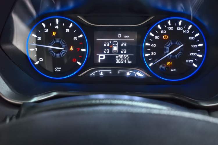 Used GAC Trumpchi GS4 2021 270T Automatic Elite Tech Edition Odometer Close Up