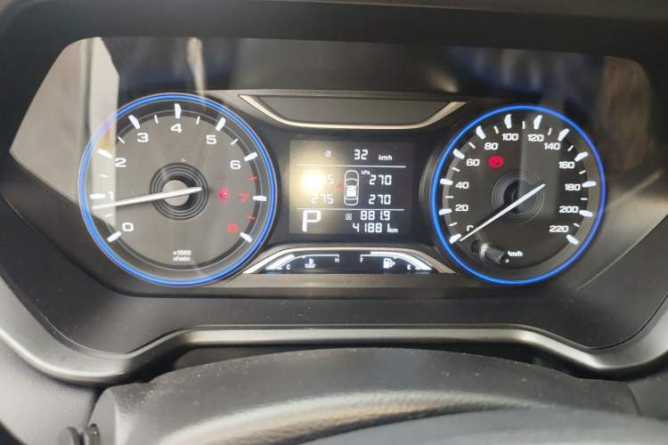 Used GAC Trumpchi GS4 2021 270T Automatic Elite Tech Edition Odometer Close Up