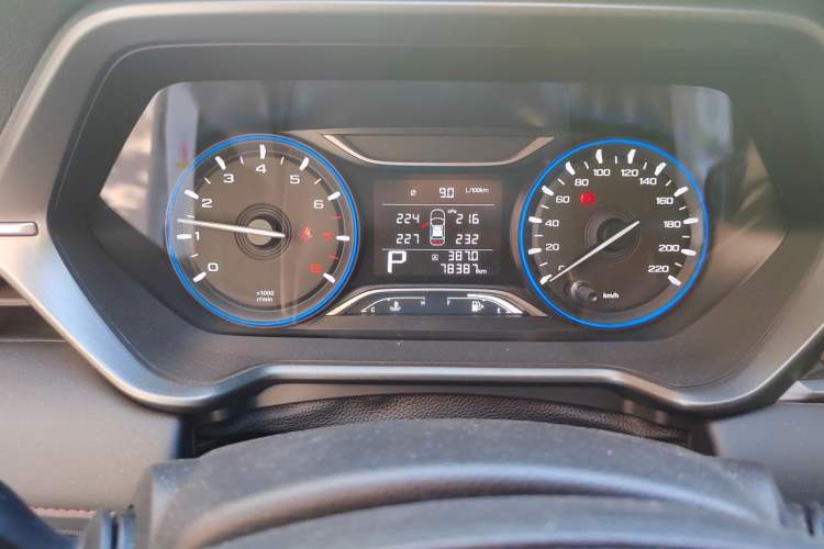 Used GAC Trumpchi GS4 2021 270T Automatic Elite Tech Edition Odometer Close Up