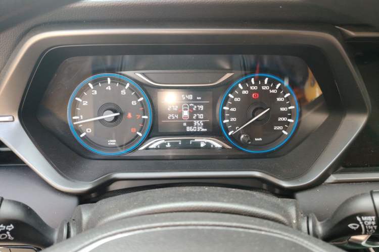 Used GAC Trumpchi GS4 2021 270T Manual Elite Edition Odometer Close Up