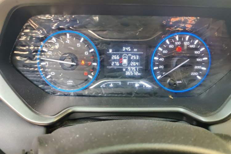 Used GAC Trumpchi GS4 2021 270T Manual Comfort Edition Odometer Close Up