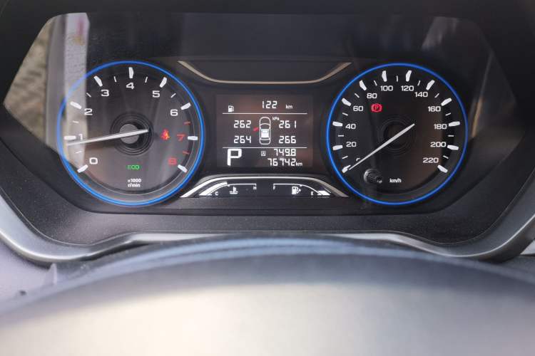 Used GAC Trumpchi GS4 2021 270T Automatic Elite Tech Edition Odometer Close Up