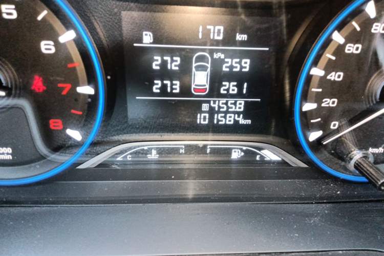 Used GAC Trumpchi GS4 2021 270T Manual Comfort Edition Odometer Close Up