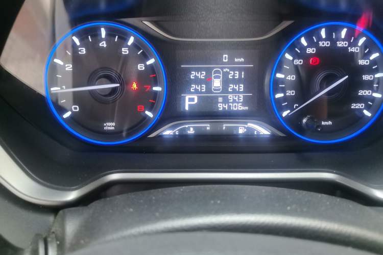 Used GAC Trumpchi GS4 2021 270T Automatic Elite Tech Edition Odometer Close Up