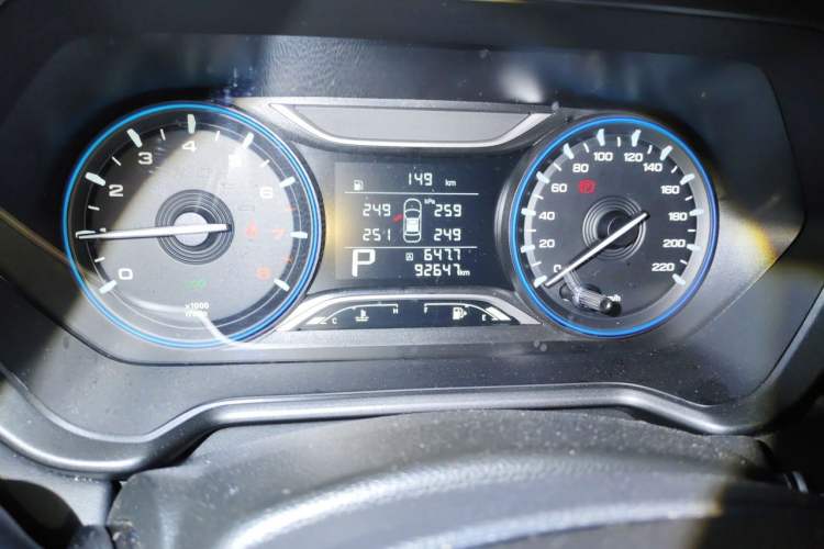 Used GAC Trumpchi GS4 2021 270T Automatic Elite Tech Edition Odometer Close Up