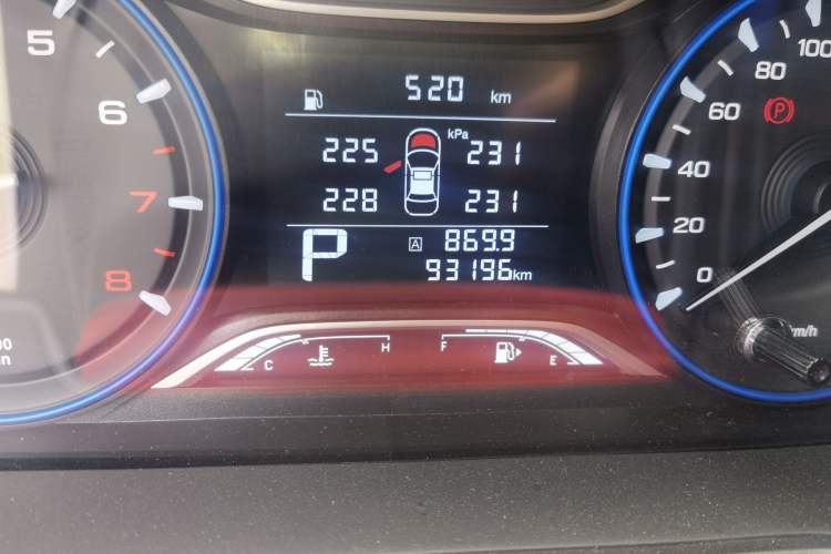 Used GAC Trumpchi GS4 2021 270T Automatic Elite Tech Edition Odometer Close Up