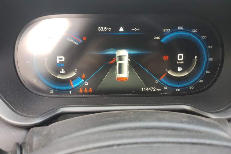 Used GAC Trumpchi GS4 2021 270T Automatic Smart Connectivity Technology Edition Odometer Close Up