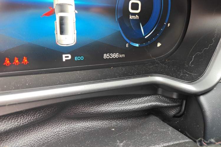 Used GAC Trumpchi GS4 2021 270T Automatic Tech Luxury Edition Odometer Close Up