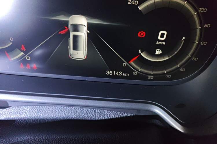 Used GAC Trumpchi GS4 2021 270T Automatic Smart Connectivity Technology Edition Odometer Close Up