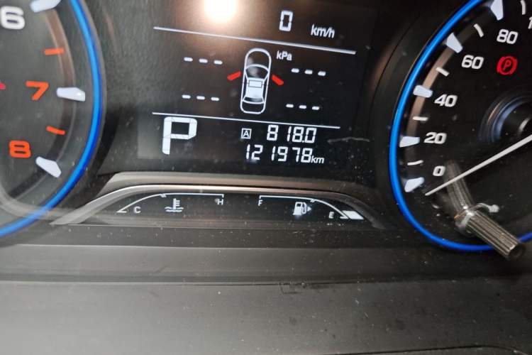 Used GAC Trumpchi GS4 2021 270T Automatic Elite Tech Edition Odometer Close Up