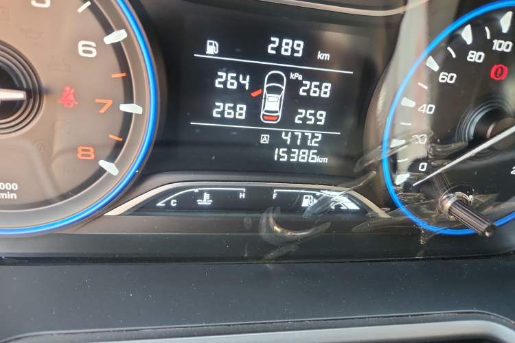 Used GAC Trumpchi GS4 2021 270T Manual Comfort Edition Odometer Close Up
