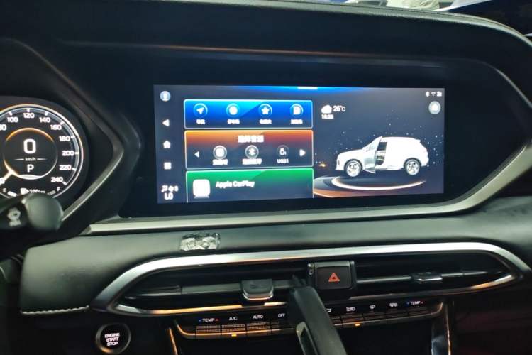Used GAC Trumpchi GS4 2022 270T Automatic Smart Drive Technology Edition Audio And AC Panel