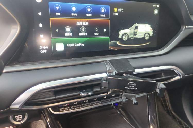Used GAC Trumpchi GS4 2022 270T Automatic Smart Drive Technology Edition Audio And AC Panel