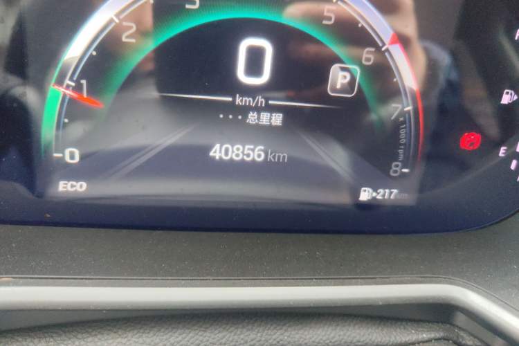 Used GAC Trumpchi GS4 2022 270T Automatic Smart Drive Navigation Edition (Upgraded Version) Odometer Close Up
