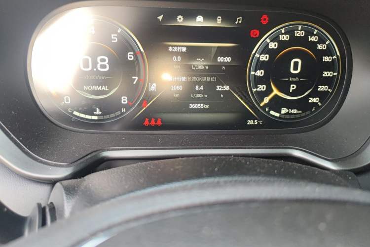 Used GAC Trumpchi GS4 2022 270T Automatic Smart Drive Technology Edition Odometer Close Up
