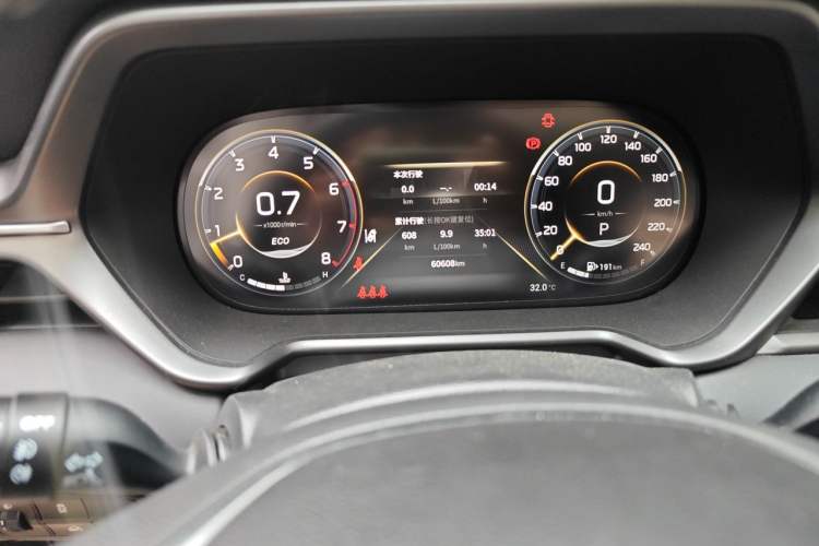 Used GAC Trumpchi GS4 2022 270T Automatic Smart Drive Technology Edition Odometer Close Up
