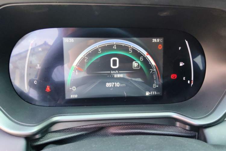 Used GAC Trumpchi GS4 2022 270T Automatic Smart Drive Navigation Edition Odometer Close Up