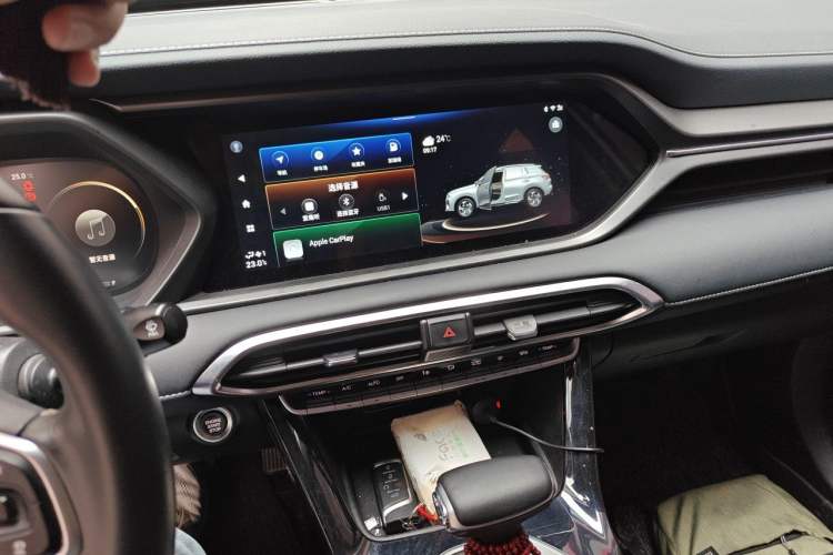 Used GAC Trumpchi GS4 2022 270T Automatic Smart Drive Technology Edition Audio And AC Panel