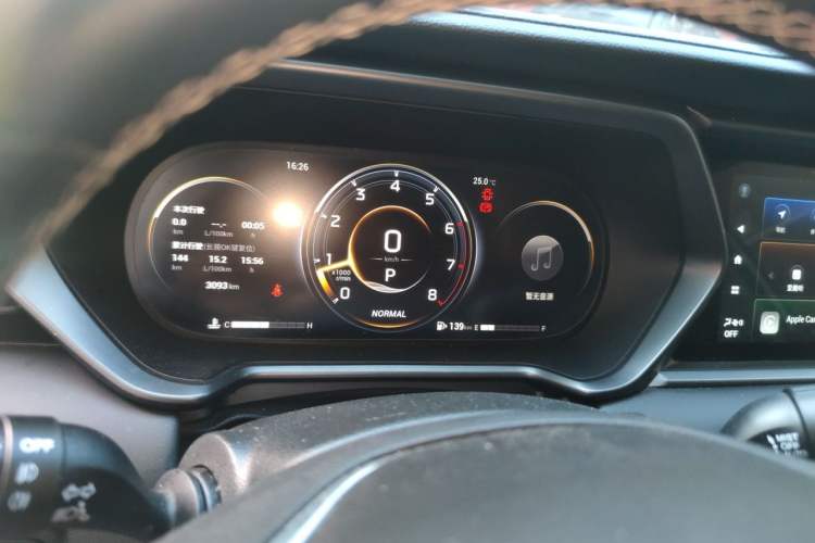 Used GAC Trumpchi GS4 2022 270T Automatic Smart Drive Flagship Edition Instrument Cluster