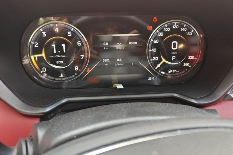 Used GAC Trumpchi GS4 2022 270T Automatic Smart Drive Flagship Edition Instrument Cluster